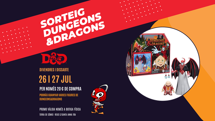 SORTEIG DUNGEONS & DRAGONS! | Terra de Còmic - Tu tienda de cómics online especializada en cómics, manga y merchandising