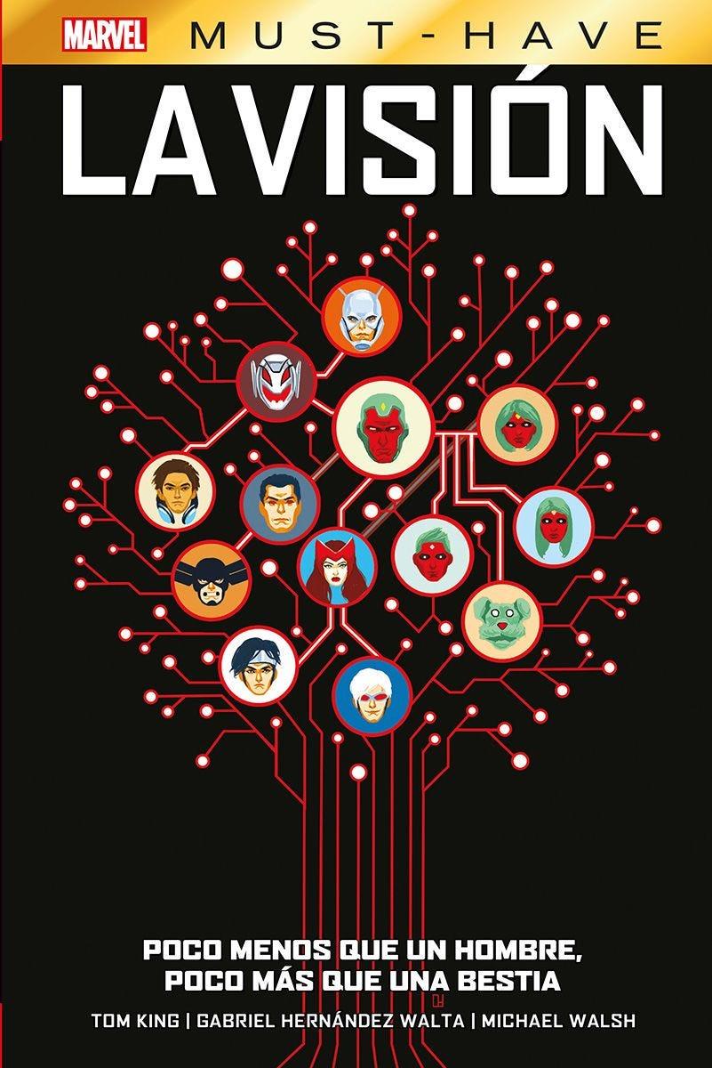 Marvel Must-Have. La Visión: Poco menos que un hombre, poco más que una bestia | N1124-PAN24 | Michael Walsh, Gabriel Hernández Walta, Tom King | Terra de Còmic - Tu tienda de cómics online especializada en cómics, manga y merchandising