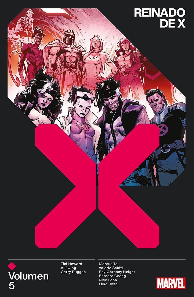 Marvel Premiere. Reinado de X 5 | N0924-PAN25 | Nico León, Valerio Schiti, Bernard Chang, Al Ewing, Gerry Duggan, Luke Ross, Marcus To, Tini Howard, Ray-Anthony Height | Terra de Còmic - Tu tienda de cómics online especializada en cómics, manga y merchandising