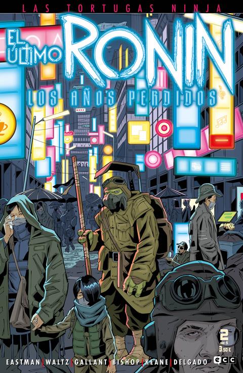 Las Tortugas Ninja: El último ronin - Los años perdidos núm. 2 de 5 | N0923-ECC33 | Kevin Eastman, Tom Waltz, SL Gallant y Ben Bishop. | Terra de Còmic - Tu tienda de cómics online especializada en cómics, manga y merchandising