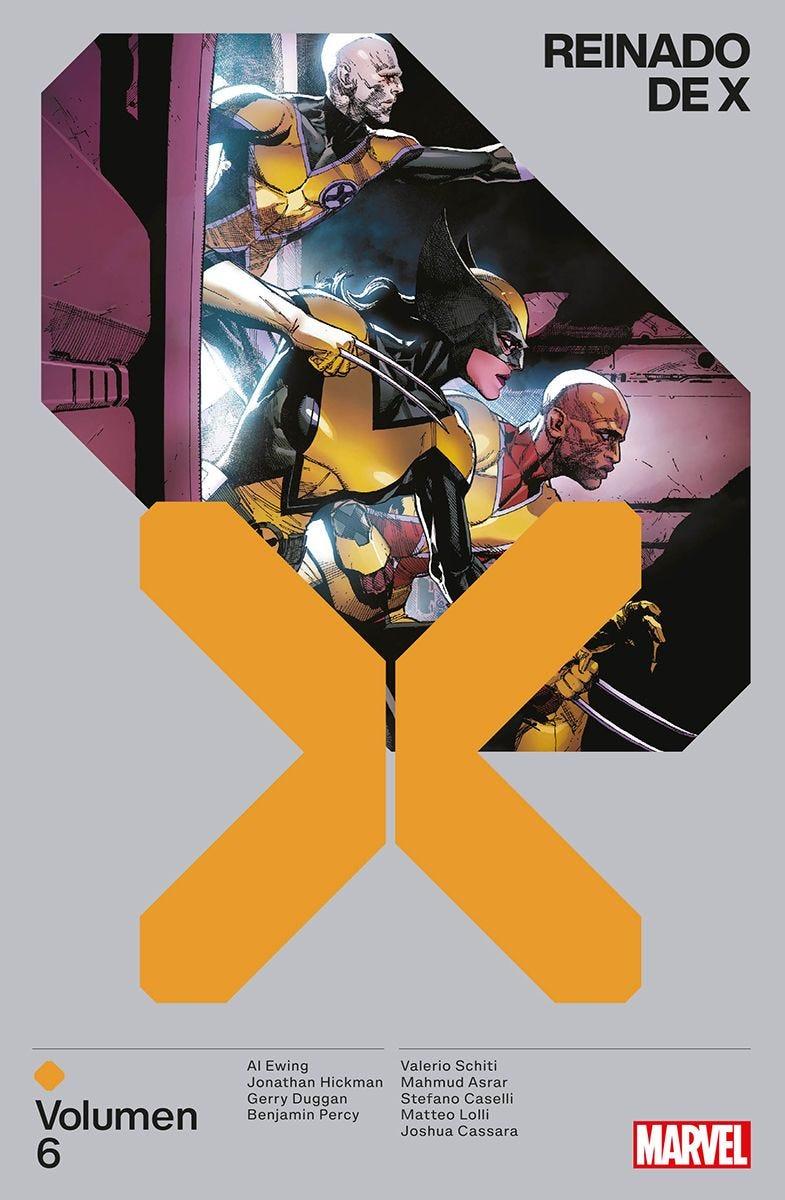 Marvel Premiere. Reinado de X 6 | N1024-PAN23 | Jonathan Hickman, Mahmud Asrar, Matteo Lolli, Valerio Schiti, Joshua Cassara, Al Ewing, Gerry Duggan, Stefano Caselli, Benjamin Percy | Terra de Còmic - Tu tienda de cómics online especializada en cómics, manga y merchandising