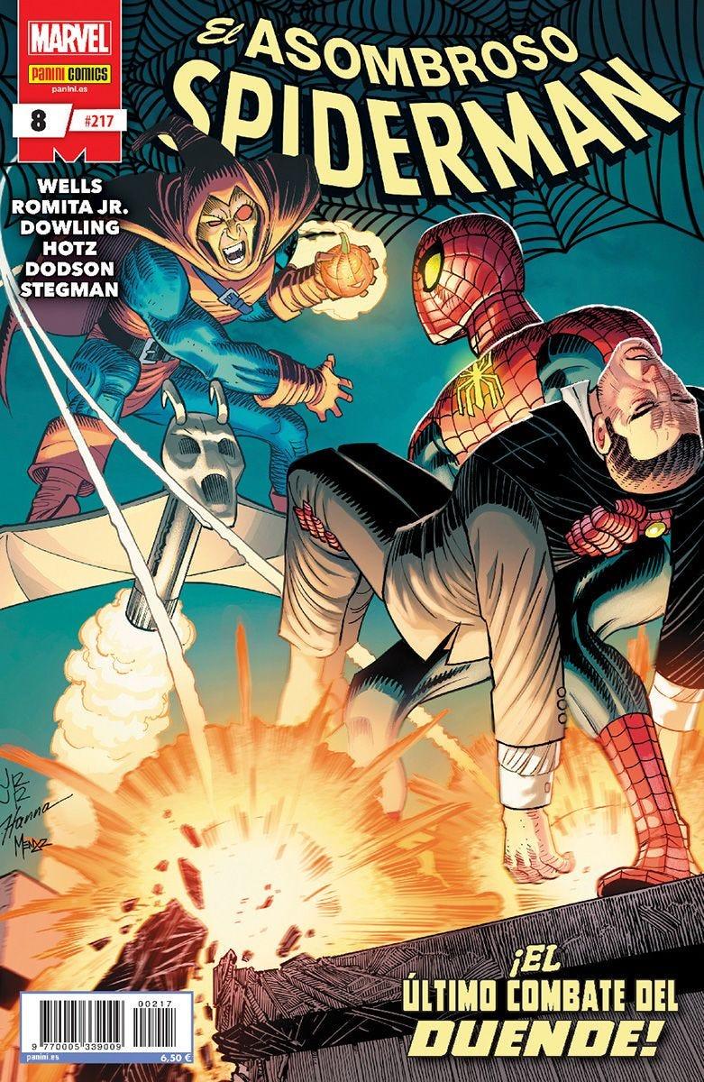 El Asombroso Spiderman 8 | N0323-PAN62 | Michael Dowling, Michael Dowling, Michael Dowling, Michael Dowling, Zeb Wells, Kyle Hotz, John Romita Jr | Terra de Còmic - Tu tienda de cómics online especializada en cómics, manga y merchandising