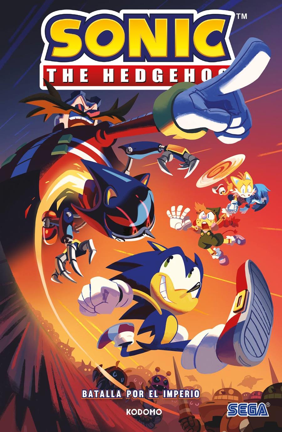 Sonic the Hedgehog: Batalla por el imperio | N0624-ECC24 | Aaron Hammerstrom / Aaron Hammerstrom / Abby Bulmer / Adam Bryce Thomas / Bracardy Curry / Daniel Barnes / Ian Flynn / Ian Mutchler / India Swift / Natalie Haines / Thomas Rothlisberger | Terra de Còmic - Tu tienda de cómics online especializada en cómics, manga y merchandising