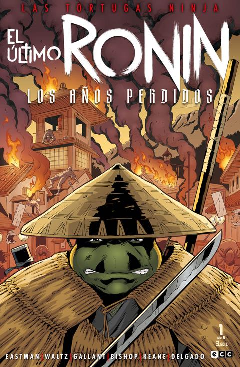 Las Tortugas Ninja: El último ronin - Los años perdidos núm. 1 de 5 | N0723-ECC07 | Kevin Eastman, Tom Waltz, SL Gallant y Ben Bishop. | Terra de Còmic - Tu tienda de cómics online especializada en cómics, manga y merchandising