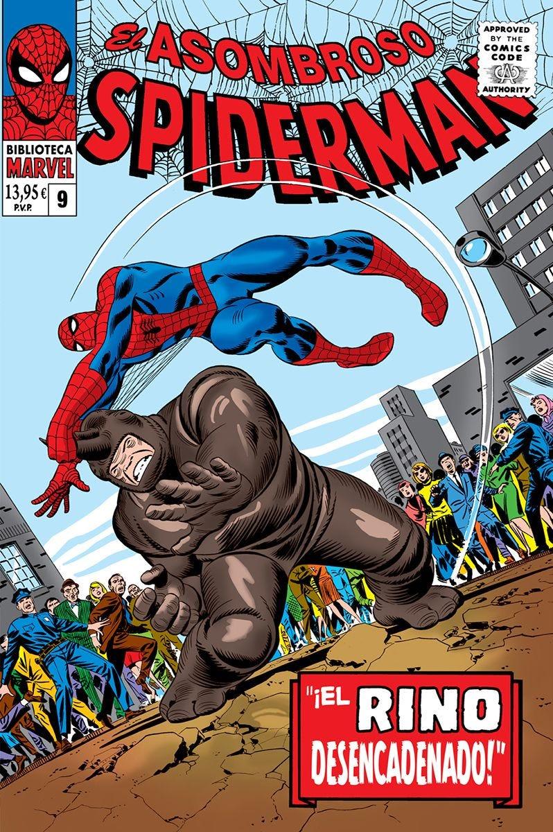 Biblioteca Marvel 58. El Asombroso Spiderman 9. 1966-67 | N0724-PAN30 | Terra de Còmic - Tu tienda de cómics online especializada en cómics, manga y merchandising