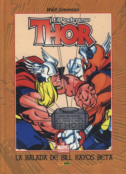 BEST OF MARVEL ESSENTIALS: THOR VOL.1 nº 1 | FONDO095 | Walter Simonson | Terra de Còmic - Tu tienda de cómics online especializada en cómics, manga y merchandising