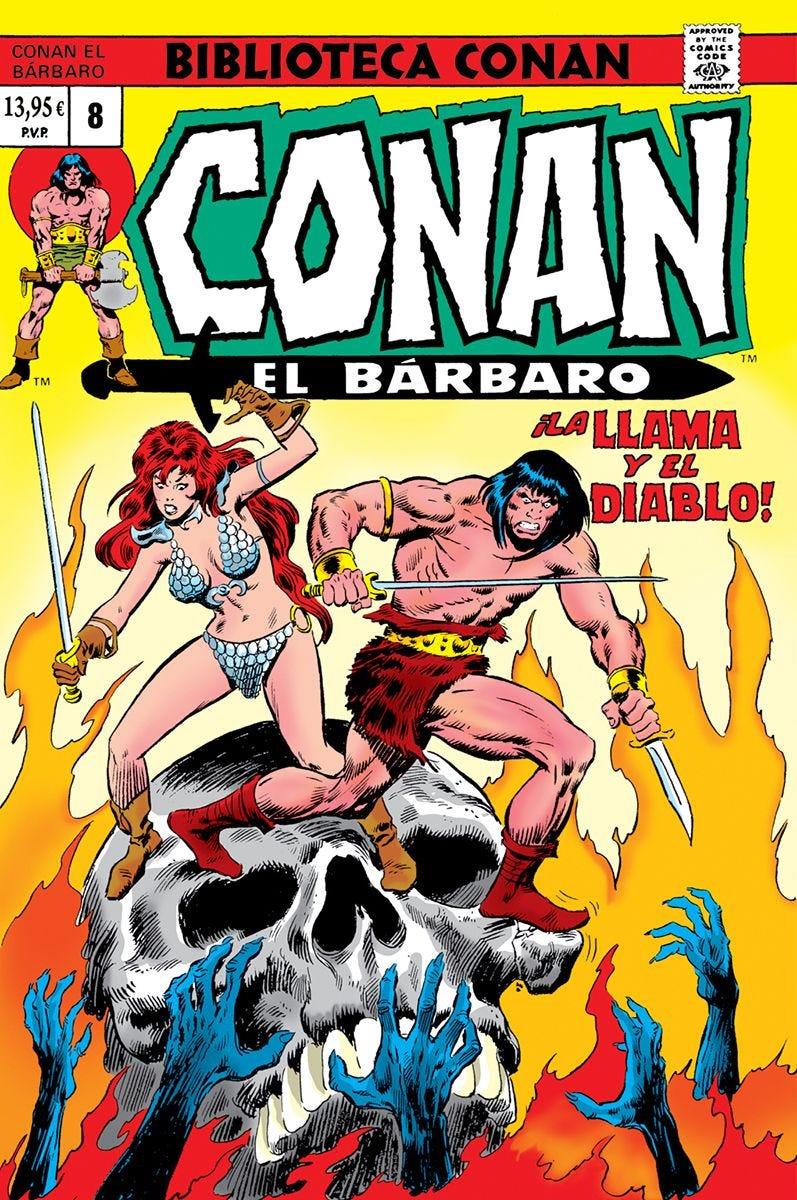 Biblioteca Conan. Conan el Bárbaro 8. 1975 | N0824-PAN27 | Roy Thomas, John Buscema | Terra de Còmic - Tu tienda de cómics online especializada en cómics, manga y merchandising