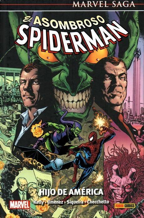 Marvel Saga TPB. El Asombroso Spiderman 22. Hijo de América | N1024-PAN29 | Joe Kelly, Paulo Siqueria, Marco Checchetto, Patrick Olliffe, Javier Pulido, Phil Jimenez, Roger Stern | Terra de Còmic - Tu tienda de cómics online especializada en cómics, manga y merchandising