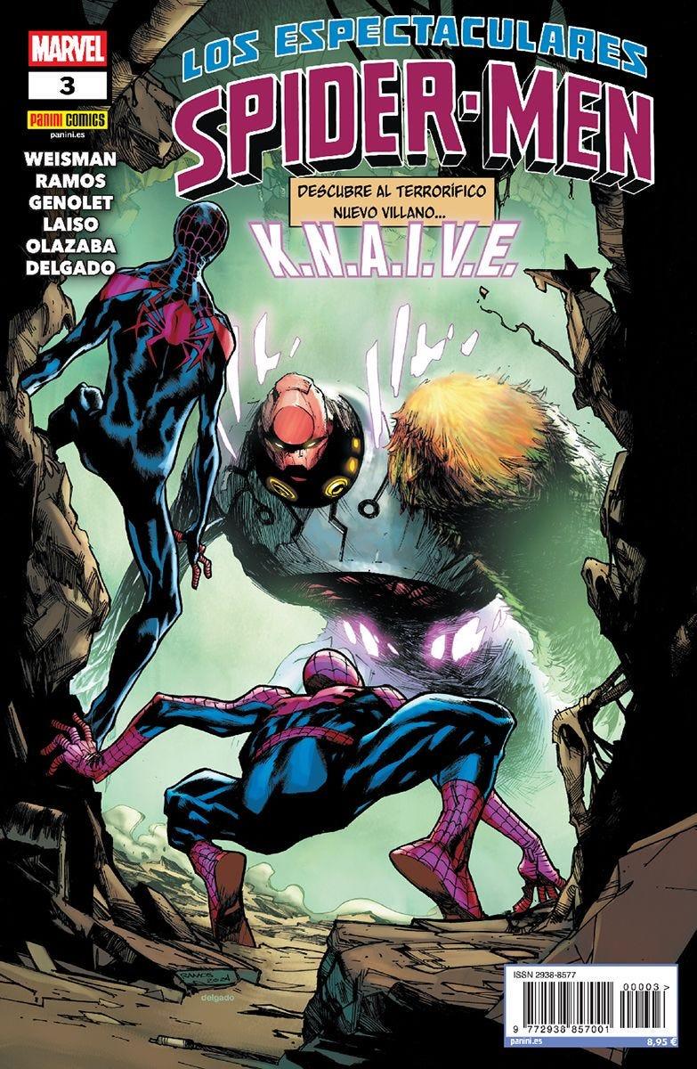 Los Espectaculares Spider-Men 3 | N0225-PAN37 | Emilio Laiso, Greg Weisman, Andrés Genolet, Humberto Ramos, Cory Smith | Terra de Còmic - Tu tienda de cómics online especializada en cómics, manga y merchandising