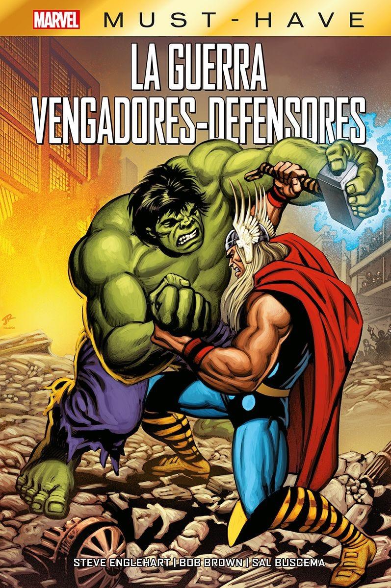 Marvel Must-Have. La guerra Vengadores - Defensores | N0924-PAN21 | Sal Buscema, Steve Englehart, Bob Brown | Terra de Còmic - Tu tienda de cómics online especializada en cómics, manga y merchandising