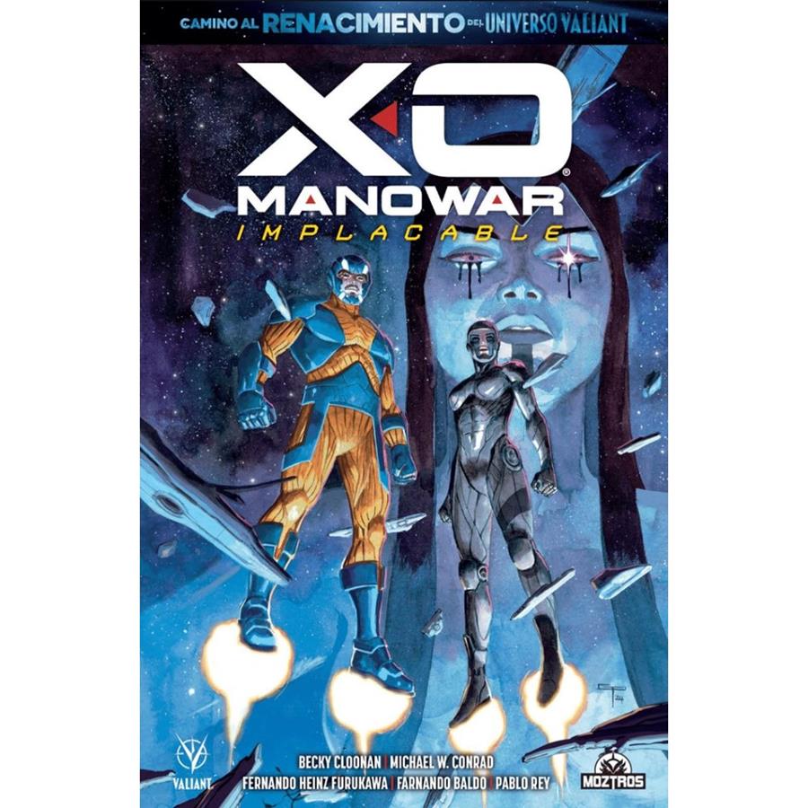 X-O Manowar. Implacable | N0125-OTED04 | Liam Sharp, Becky Cloonan, Michael Conrad | Terra de Còmic - Tu tienda de cómics online especializada en cómics, manga y merchandising