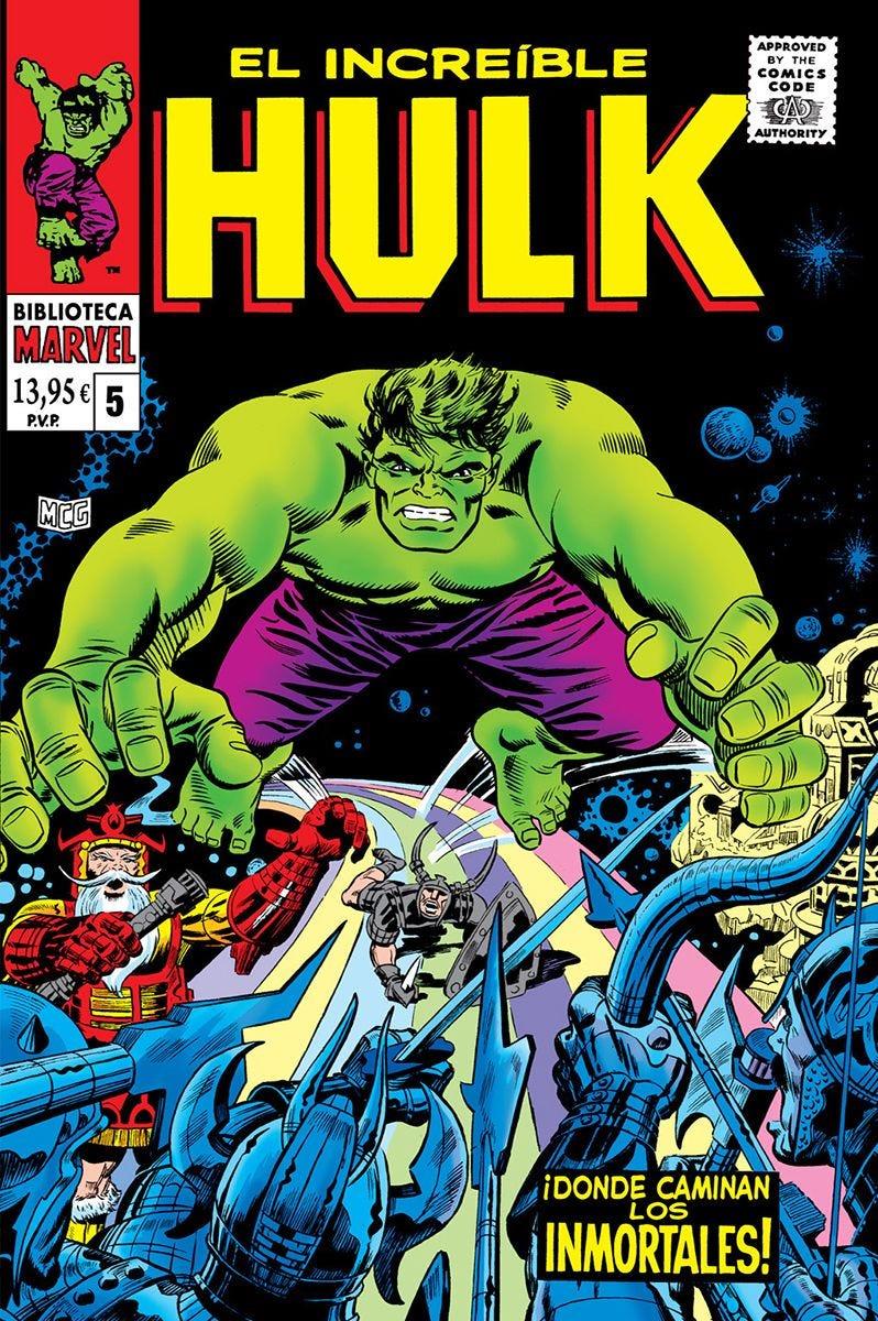 Biblioteca Marvel 74. El Increíble Hulk 5. 1967-68 | N1224-PAN11 | Stan Lee, Marie Severin | Terra de Còmic - Tu tienda de cómics online especializada en cómics, manga y merchandising