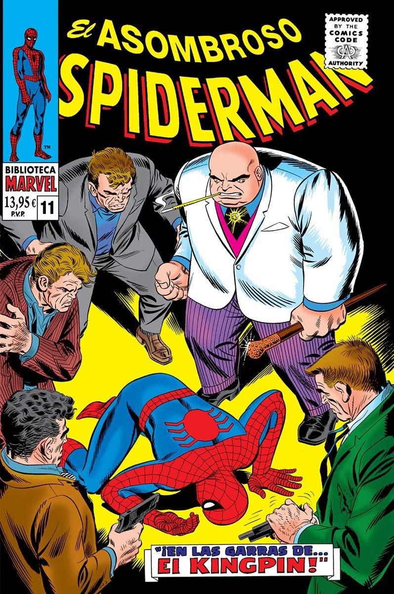 Biblioteca Marvel 76. El Asombroso Spiderman 11. 1967 | N0125-PAN22 | John Romita Sr, Stan Lee, Larry Lieber | Terra de Còmic - Tu tienda de cómics online especializada en cómics, manga y merchandising