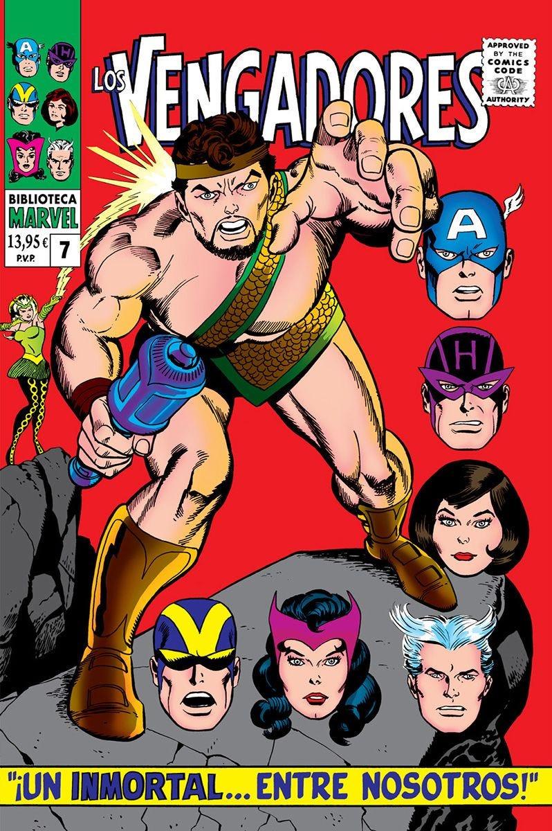 Biblioteca Marvel 68. Los Vengadores 7. 1967 | N1024-PAN33 | Roy Thomas, John Buscema, Don Heck | Terra de Còmic - Tu tienda de cómics online especializada en cómics, manga y merchandising