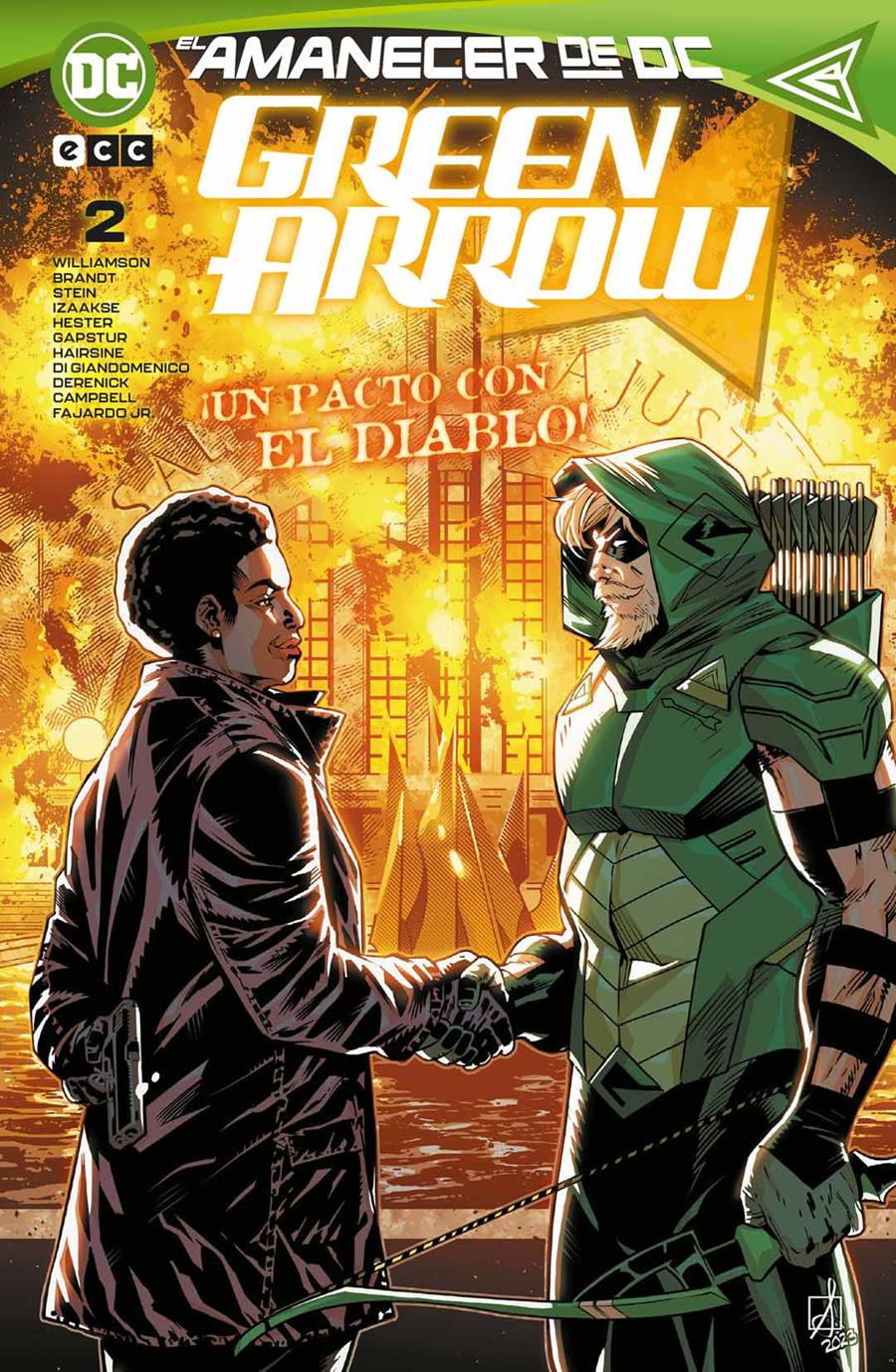 Green Arrow núm. 02 | N1224-ECC18 | Joshua Williamson, Ted Brandt, Ro Stein, Phil Hester, Trevor Hairsine, Eric Gapstur, Carmine Di Giandomenico, Jamal Campbell, Ted Brandt, Sean Izaakse | Terra de Còmic - Tu tienda de cómics online especializada en cómics, manga y merchandising