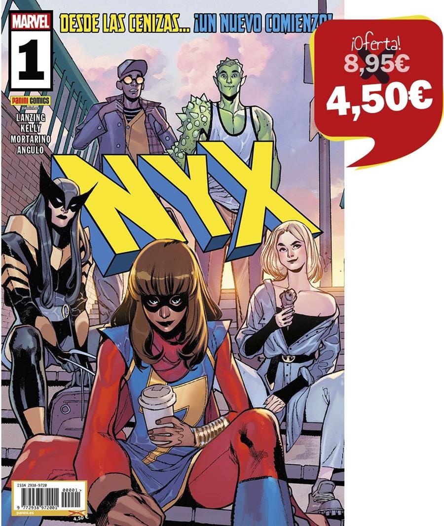 NYX 1 | N0225-PAN53 | Collin Kelly, Francesco Mortarino, Jackson Lanzing | Terra de Còmic - Tu tienda de cómics online especializada en cómics, manga y merchandising