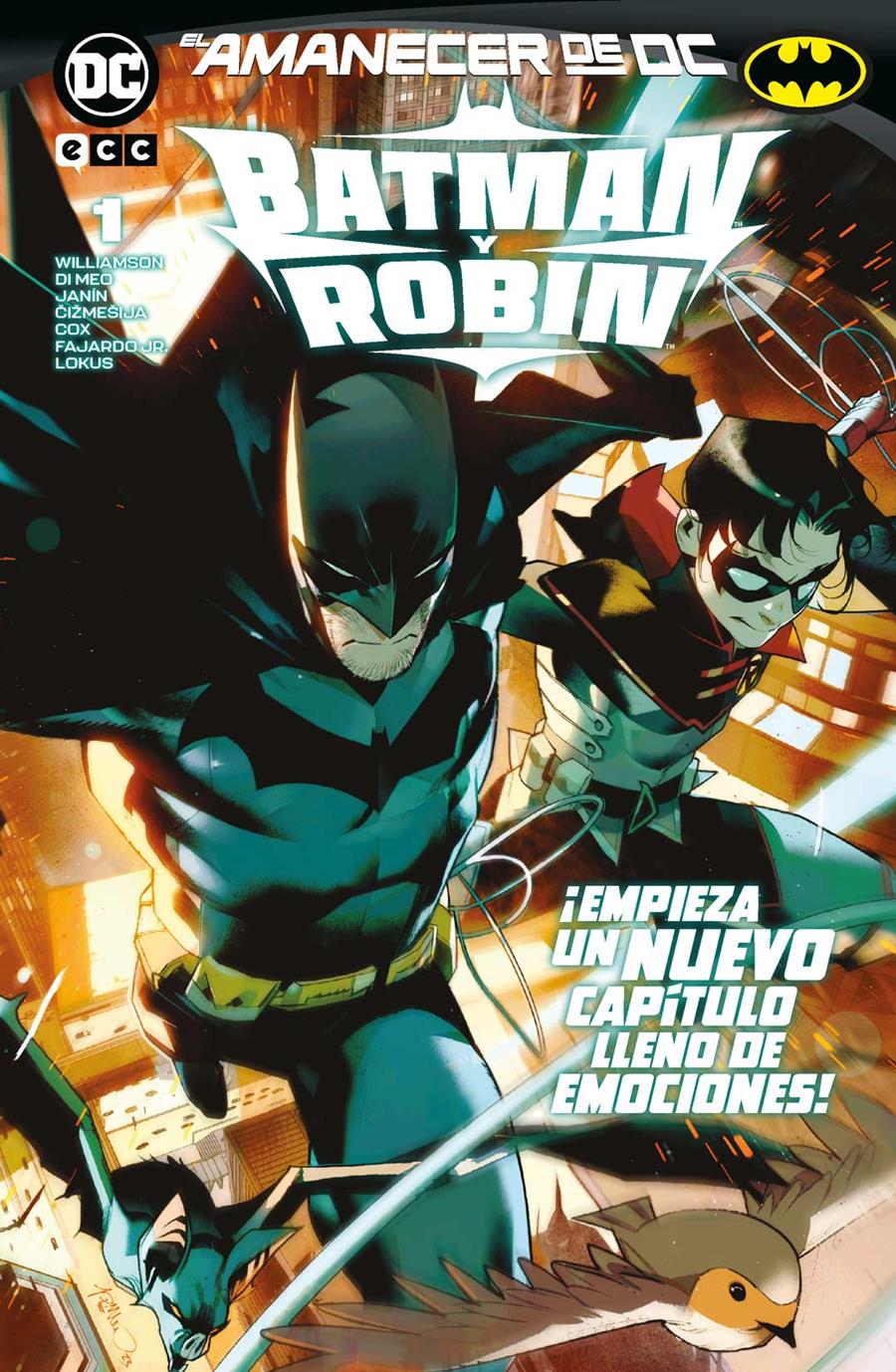 Batman y Robin núm. 1 | N0624-ECC02 | Joshua Williamson / Mikel Janin / Nikola ?i?me?ija / Simone Di Meo | Terra de Còmic - Tu tienda de cómics online especializada en cómics, manga y merchandising