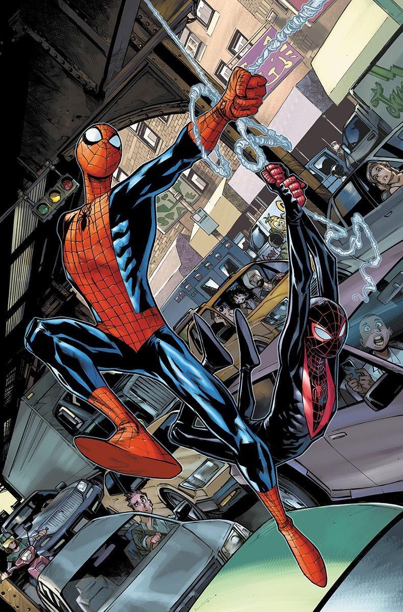 Los Espectaculares Spider-Men 1 | N0824-PAN37 | Greg Weisman, Humberto Ramos | Terra de Còmic - Tu tienda de cómics online especializada en cómics, manga y merchandising