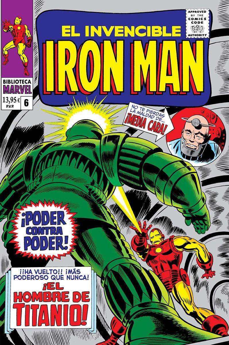 Biblioteca Marvel 66. El Invencible Iron Man 6. 1967-68 | N1024-PAN30 | Stan Lee, Gene Colan | Terra de Còmic - Tu tienda de cómics online especializada en cómics, manga y merchandising