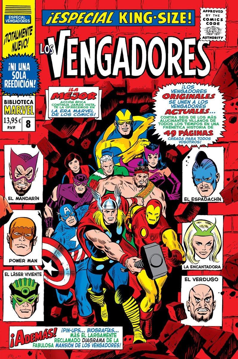 Biblioteca Marvel 77. Los Vengadores 8, 1967 | N0125-PAN26 | Roy Thomas, John Buscema, Don Heck | Terra de Còmic - Tu tienda de cómics online especializada en cómics, manga y merchandising