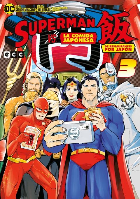 Superman vs. La comida japonesa: De restaurantes por Japón núm. 3 de 3 | N0924-ECC31 | Kai Kitagou | Terra de Còmic - Tu tienda de cómics online especializada en cómics, manga y merchandising