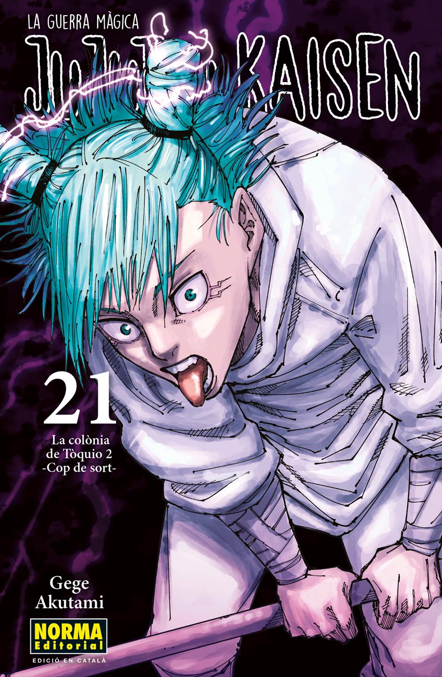 Jujutsu Kaisen 21 (Català) | N0924-NOR35 | Gege Akutami | Terra de Còmic - Tu tienda de cómics online especializada en cómics, manga y merchandising