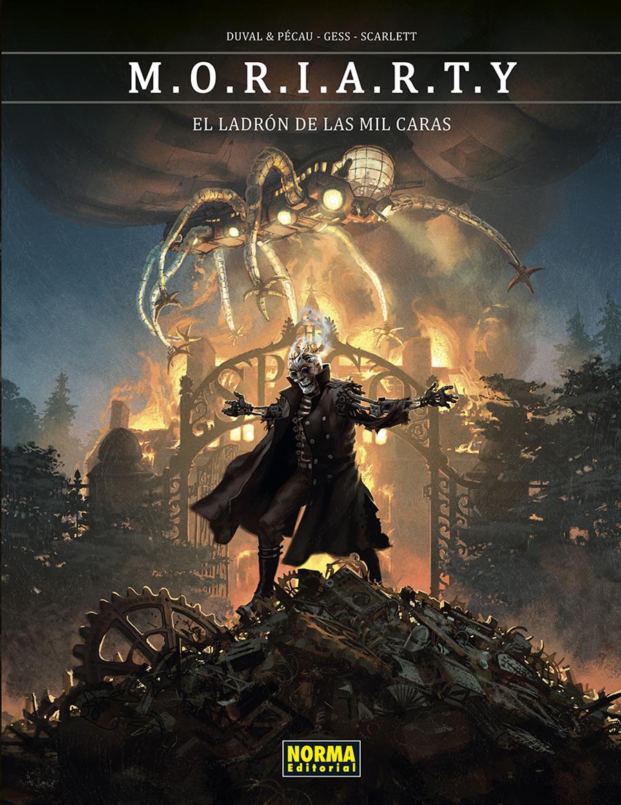 Moriarty. El ladrón de las mil caras | N1024-NOR31 | Duval, Pécau, Gess, Scarlett | Terra de Còmic - Tu tienda de cómics online especializada en cómics, manga y merchandising