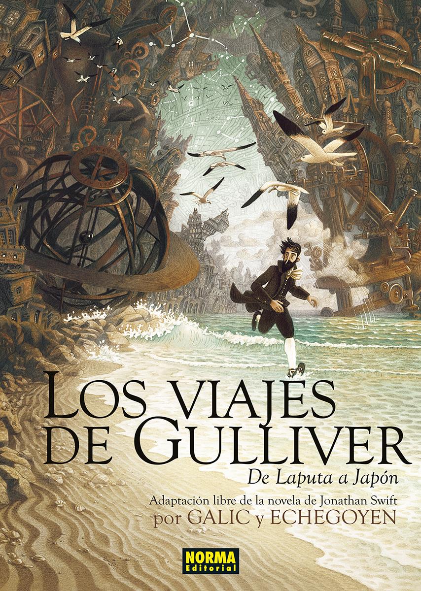 Los viajes de Gulliver. De Laputa a Japón | N0824-NOR39 | Bertrand Galic, Paul Echegoyen | Terra de Còmic - Tu tienda de cómics online especializada en cómics, manga y merchandising