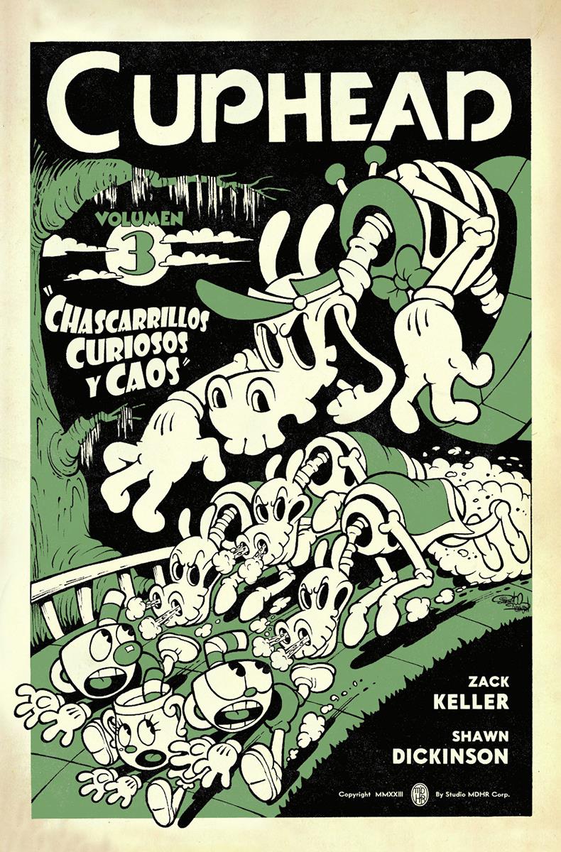 Cuphead 03. Chascarrillos curiosos y caos | N0225-NOR09 | Zack Keller, Shawn Dickinson | Terra de Còmic - Tu tienda de cómics online especializada en cómics, manga y merchandising