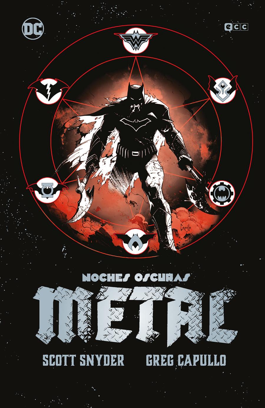 Noches oscuras: Metal (Grandes Novelas Gráficas de DC) | N0923-ECC81 | Varios autores | Terra de Còmic - Tu tienda de cómics online especializada en cómics, manga y merchandising