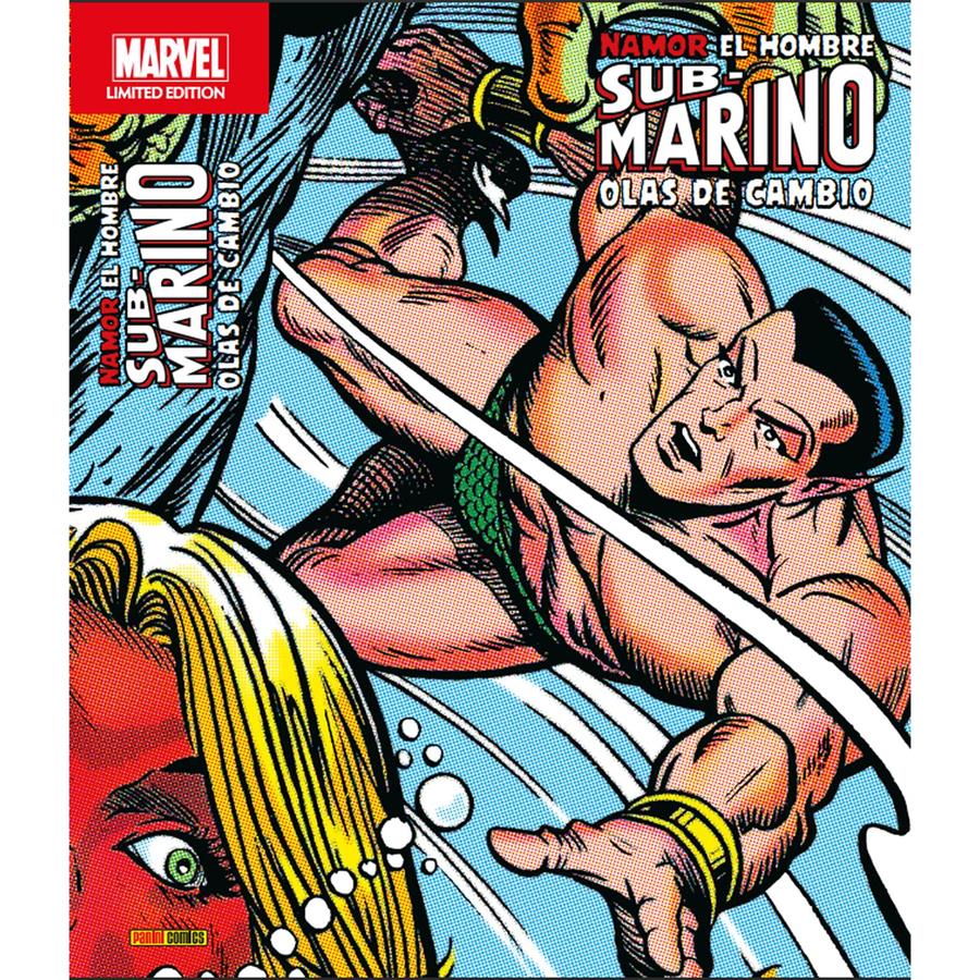 Marvel Limited Edition. Namor El Hombre Sub-Marino 04: Olas de cambio | N0924-PAN00 | Bill Everett, Mike Friedrich, Steve Gerber, Don Heck y George Tuska | Terra de Còmic - Tu tienda de cómics online especializada en cómics, manga y merchandising