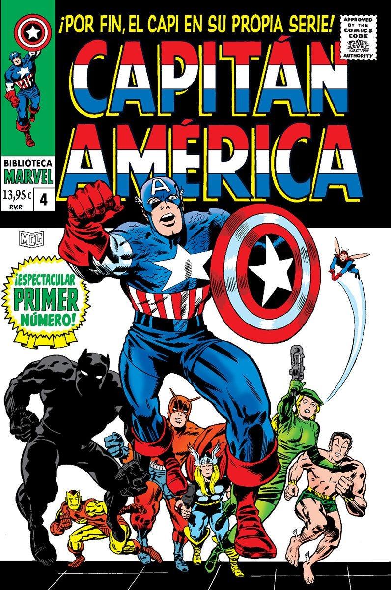 Biblioteca Marvel 80. Capitán América 4. 1967-68 | N0225-PAN33 | Jack Kirby, Stan Lee | Terra de Còmic - Tu tienda de cómics online especializada en cómics, manga y merchandising