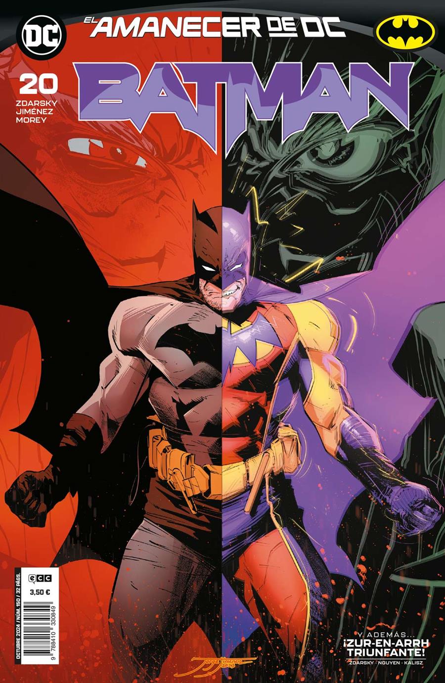 Batman núm. 20/ 150 | N1024-ECC01 | Chip Zdarsky / Jorge Jiménez / Jorge Corona / Mike Hawthorne / Nikola ?i?me?ija / Tini Howard | Terra de Còmic - Tu tienda de cómics online especializada en cómics, manga y merchandising