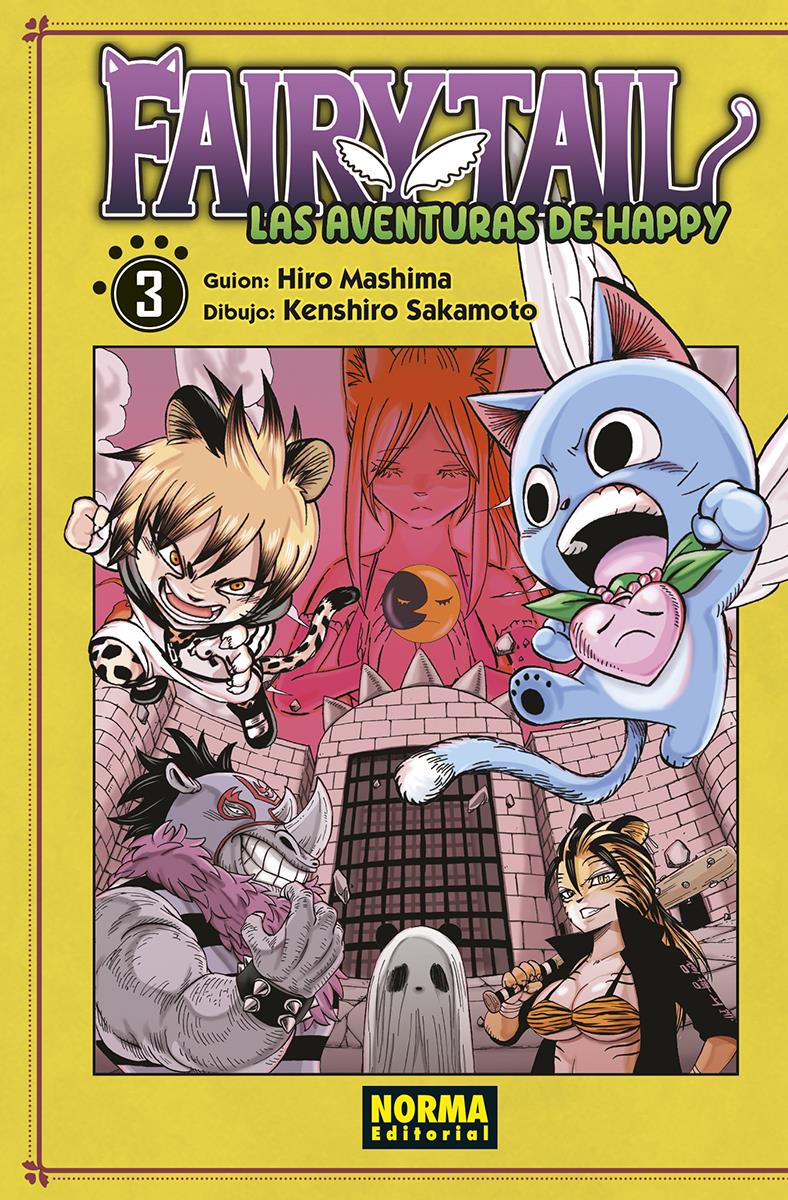 Fairy Tail Las aventuras de Happy 03 | N0824-NOR28 | Hiro Mashima / Atsuo Ueda | Terra de Còmic - Tu tienda de cómics online especializada en cómics, manga y merchandising