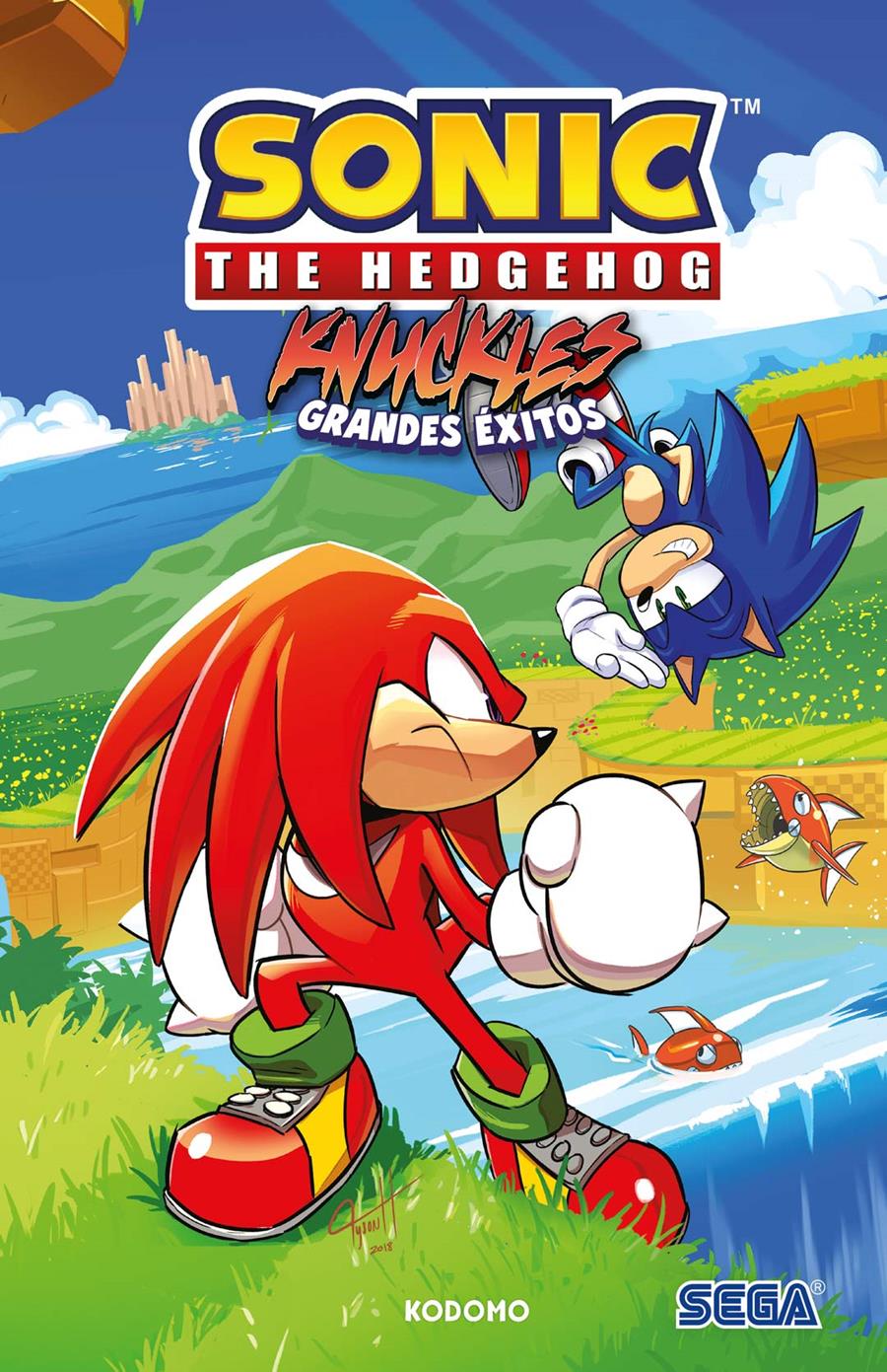 Sonic the Hedgehog: Knuckles Grandes Éxitos (Biblioteca Super Kodomo) | N0724-ECC37 | Ian Flynn, Jennifer Hernandez, Tracy Yardley, Evan Stanley, Bracardi Curry, Adam Bryce Thomas | Terra de Còmic - Tu tienda de cómics online especializada en cómics, manga y merchandising