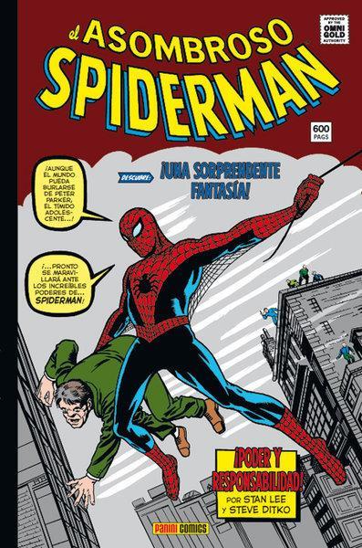 Marvel Gold. El Asombroso Spiderman: Poder y responsabilidad  (Omnigold) | N0414-PAN01 | Stan Lee y Steve Ditko | Terra de Còmic - Tu tienda de cómics online especializada en cómics, manga y merchandising