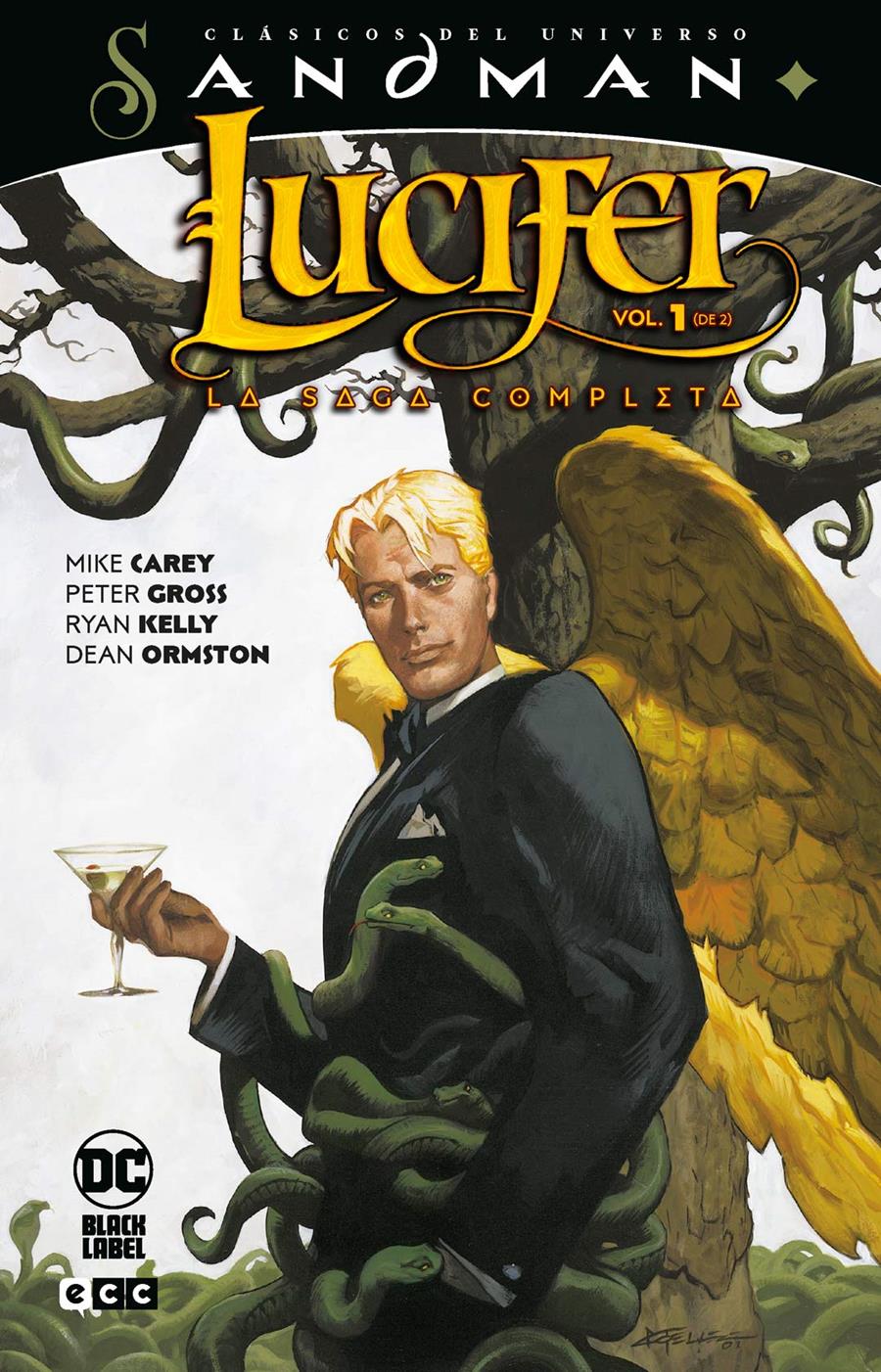 Lucifer: La saga completa vol. 1 de 2 | N1224-ECC24 | Holly Black, Richard Kadrey, Mike Carey, Marco Rudy, Peter Gross, Scott Hampton, Chris Weston, Warren Pleece, Dean Ormston, Ryan Kelly, Lee Garbett, Ben Templesmith | Terra de Còmic - Tu tienda de cómics online especializada en cómics, manga y merchandising