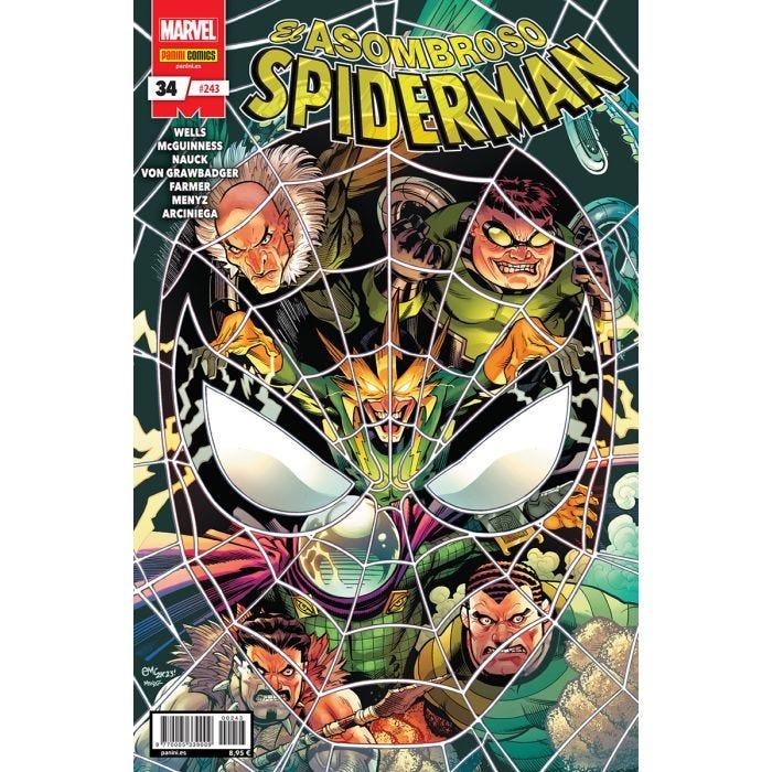 El Asombroso Spiderman 34 | N1224-PAN30 | Zeb Wells, Todd Nauck, Ed McGuinness | Terra de Còmic - Tu tienda de cómics online especializada en cómics, manga y merchandising