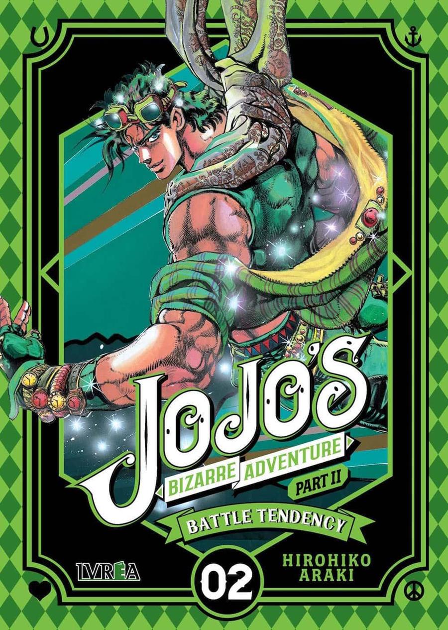 JoJo's Bizarre adventure parte 2: Battle Tendency 02 | N1017-IVR06 | Hirohiko Akari | Terra de Còmic - Tu tienda de cómics online especializada en cómics, manga y merchandising