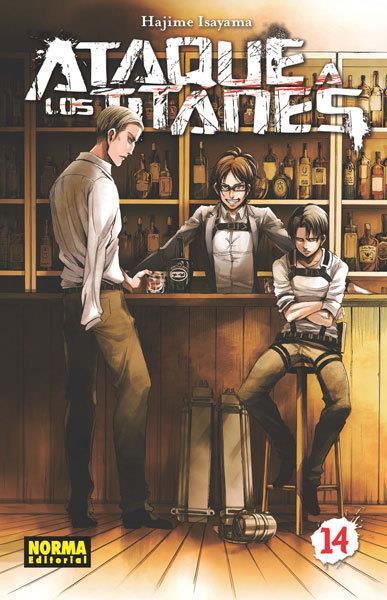 Ataque A Los Titanes 14 | N0615-NOR14 | Hajime Isayama | Terra de Còmic - Tu tienda de cómics online especializada en cómics, manga y merchandising