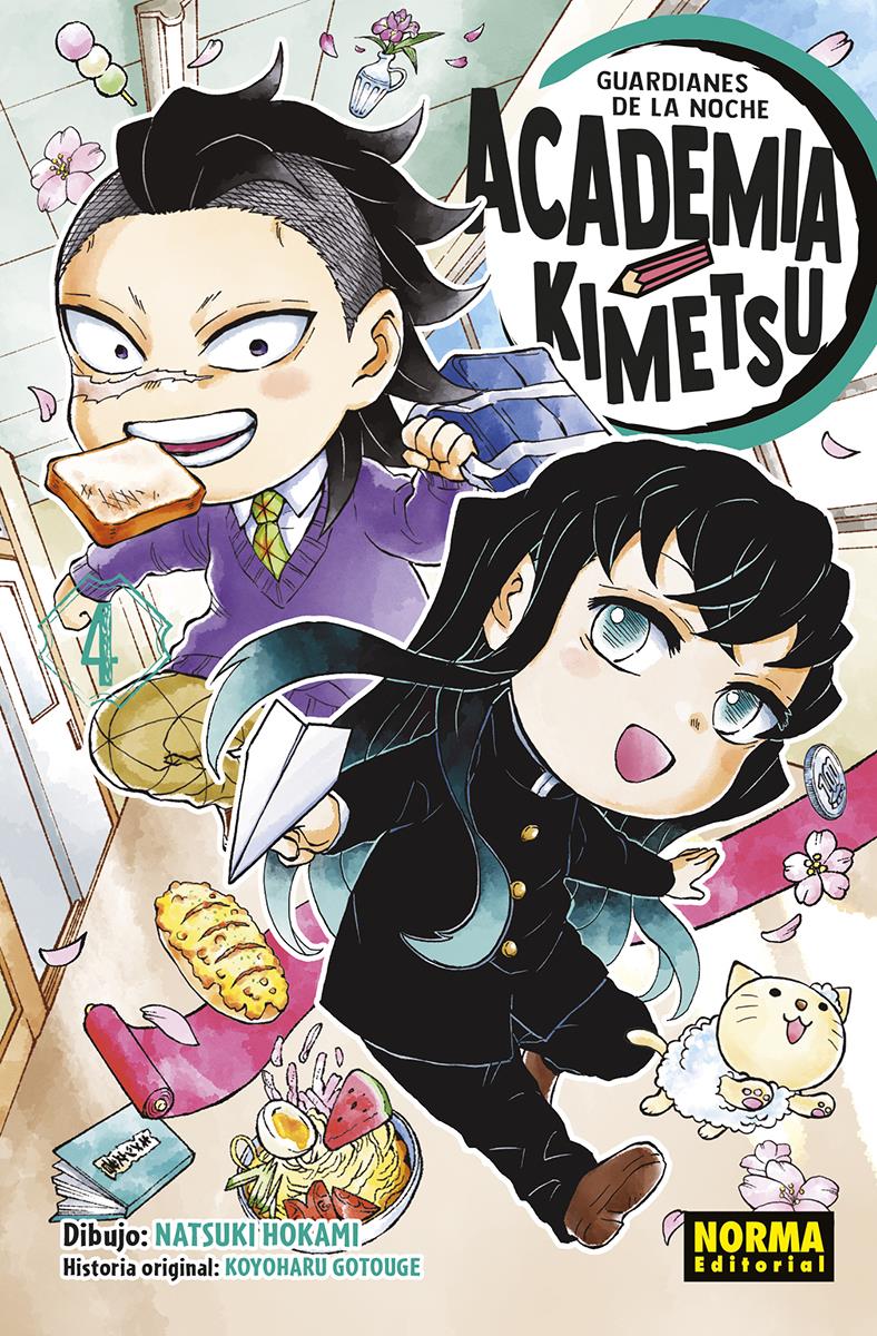 Guardianes de la noche. Academia Kimetsu 04 | N0125-NOR31 | Koyoharu Gotouge, Natsuki Hokami | Terra de Còmic - Tu tienda de cómics online especializada en cómics, manga y merchandising