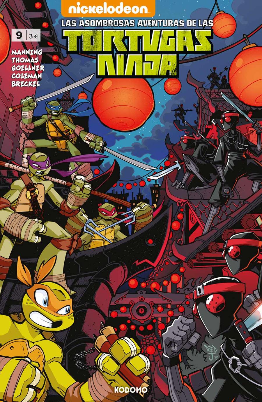 Las asombrosas aventuras de las Tortugas Ninja núm. 09 | N0923-ECC30 | Matthew K. Manning, Caleb Goellner, Chad Thomas y Ruari Coleman | Terra de Còmic - Tu tienda de cómics online especializada en cómics, manga y merchandising