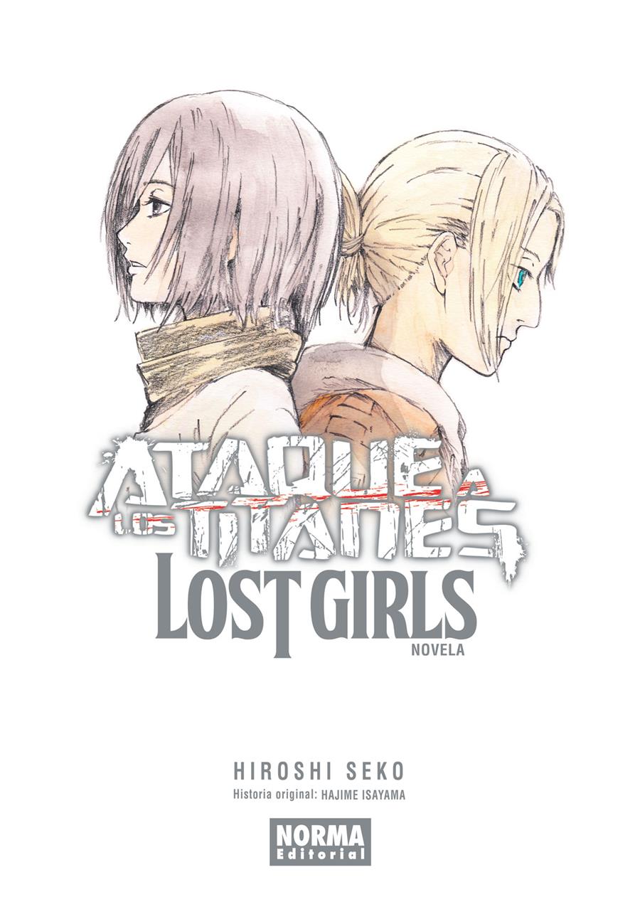 Ataque a los titanes Lost Girls (novela) | N0318-NOR17 | Hajime Hisayama | Terra de Còmic - Tu tienda de cómics online especializada en cómics, manga y merchandising