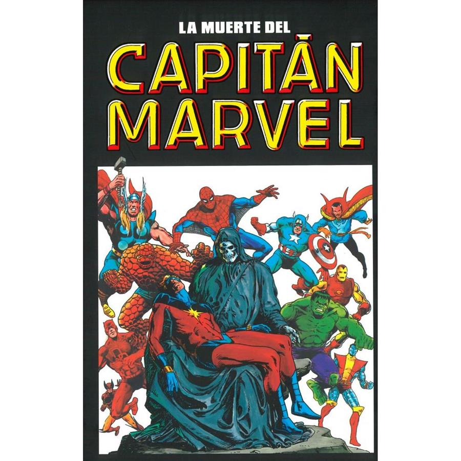 Marvel Limited Edition. Capitán Marvel 4. La muerte del Capitán Marvel | N1024-PAN00 | Scott Edelman, George Tuska, Pat Broderick, Doug Moench, Jim Shooter, Roger McKenzie, Frank Miller, Steve Ditko y Jim Starlin | Terra de Còmic - Tu tienda de cómics online especializada en cómics, manga y merchandising