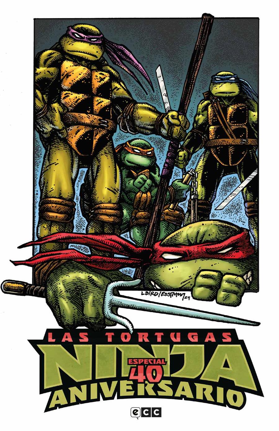 Las Tortugas Ninja: Especial 40 aniversario | N1224-ECC23 | Tom Waltz, Erik Burnham, Lloyd Goldfine, Pablo Túnica, Kevin Eastman, Jim Lawson, Gary Carlson, Chris Allan, Ciro Nieli, Ronda Pattison, Andy Suriano, Khary Randolph y otros | Terra de Còmic - Tu tienda de cómics online especializada en cómics, manga y merchandising