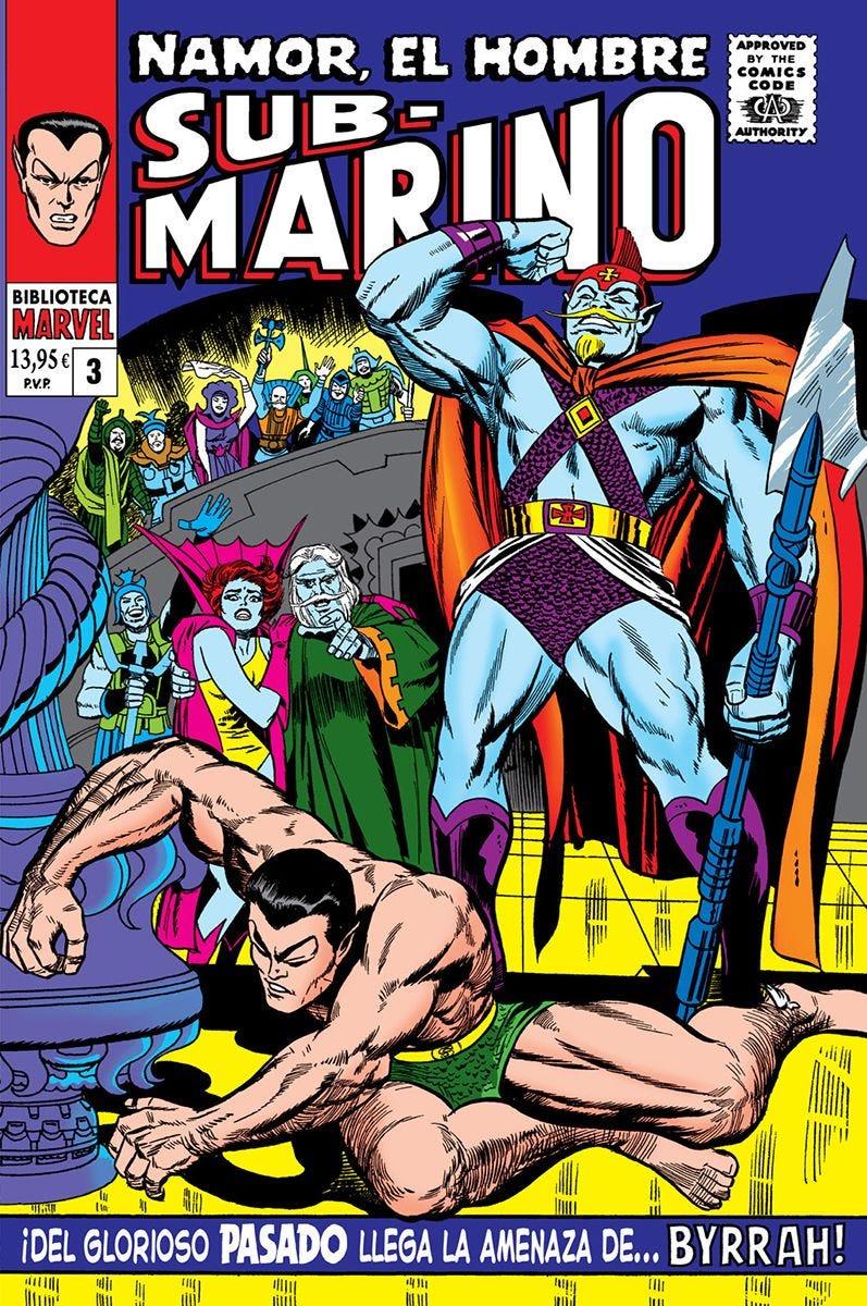 Biblioteca Marvel 71. Namor, el Hombre Submarino 3. 1967 | N1124-PAN29 | Dan Adkins, Roy Thomas, Stan Lee, Werner Roth, Raymond Marais, Bill Everett | Terra de Còmic - Tu tienda de cómics online especializada en cómics, manga y merchandising