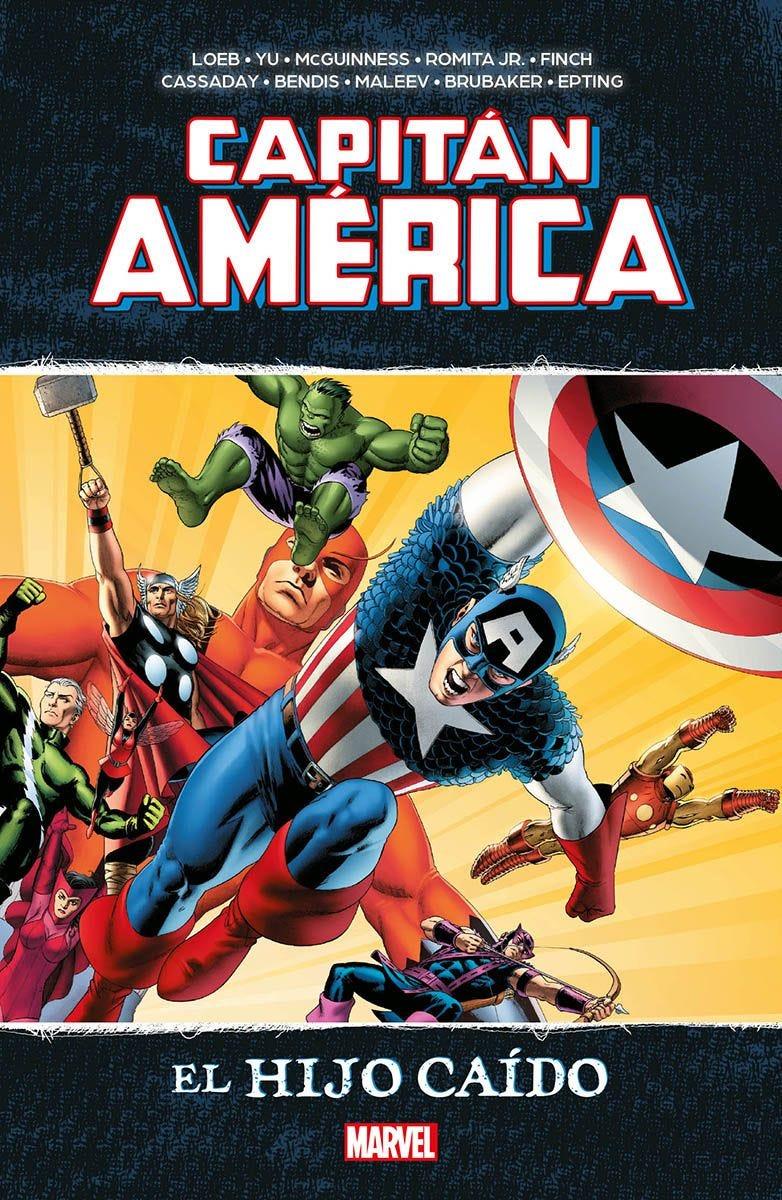 Marvel Essentials. Capitán América: El hijo caído | N1224-PAN16 | Alex Maleev, John Cassaday, David Finch, Ed Brubaker, John Romita Jr., Leinil Yu, Brian Michael Bendis, Ed McGuinness, Jeph Loeb, Steve Epting | Terra de Còmic - Tu tienda de cómics online especializada en cómics, manga y merchandising