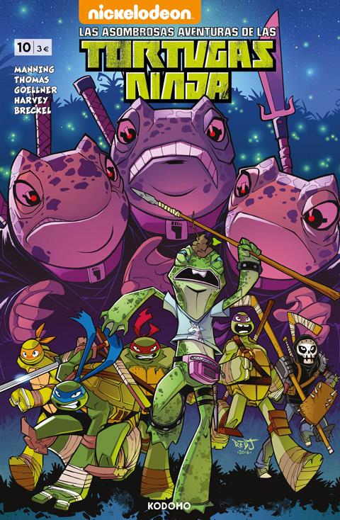 Las asombrosas aventuras de las Tortugas Ninja núm. 10 | N1023-ECC28 | Matthew K. Manning, Caleb Goellner, Chad Thomas, Ben Harvey | Terra de Còmic - Tu tienda de cómics online especializada en cómics, manga y merchandising