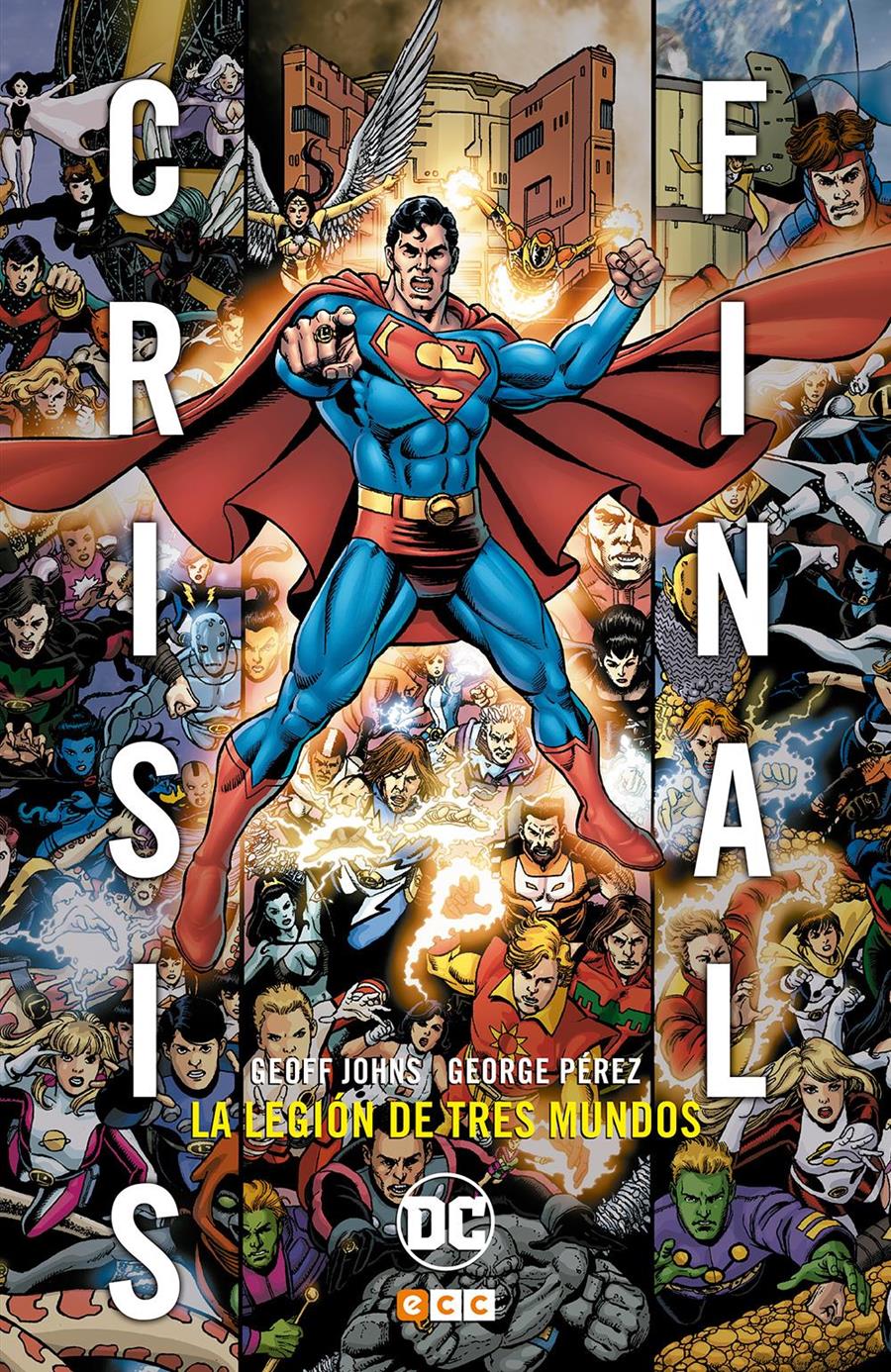 Crisis Final: La legión de tres mundos | N0817-ECC10 | Geoff Johns, George Pérez | Terra de Còmic - Tu tienda de cómics online especializada en cómics, manga y merchandising