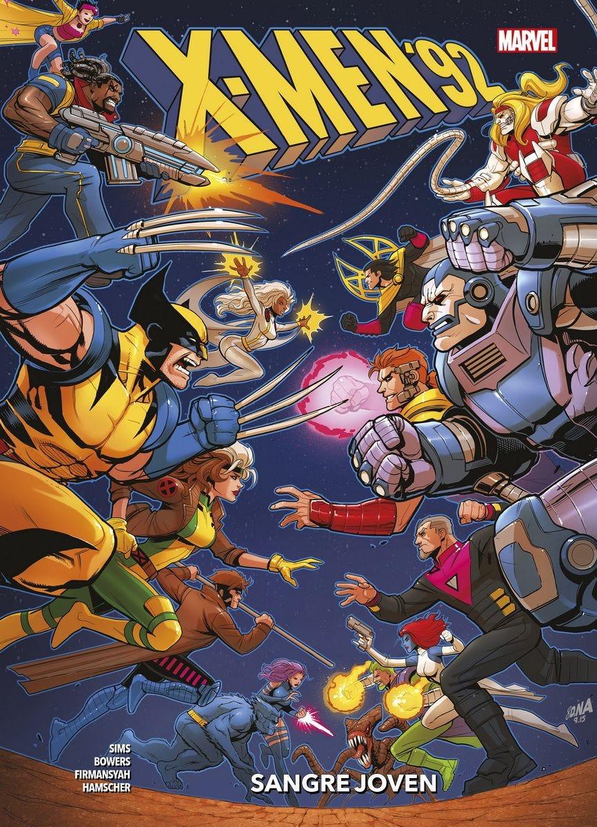 X-Men '92 1. Sangre joven | N1023-PAN28 | Chris Sims, Chad Bowers, Scott Koblish | Terra de Còmic - Tu tienda de cómics online especializada en cómics, manga y merchandising